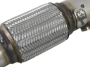 Afe - Advance Flow Engineering - 48-37001-1HC | AFE Power Twisted Steel Down Pipe 3 IN 304 Stainless Steel w/ Cat (2017-2019 Elantra L4-1.6L t) - Image 5
