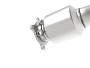 Afe - Advance Flow Engineering - 48-36410-YC | AFE Power Twisted Steel Down Pipe 3 IN 304 Stainless Steel w/ Cat (2009-2016 A4, A5 L4-2.0L t) - Image 3