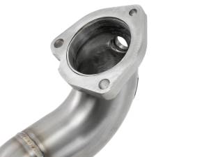 Afe - Advance Flow Engineering - 48-36318-1HC | AFE Power Twisted Steel Down Pipe 2-1/2 IN 304 Stainless Steel w/ Cat (2007-2015 Cooper S L4-1.6L t N14, N18) - Image 2