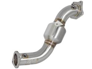 Afe - Advance Flow Engineering - 48-34126-HC | AFE Power Twisted Steel Down Pipe 3 IN 304 Stainless Steel w/ Cat (2013-2019 ATS, 2016-2019 Camaro L4-2.0L t) - Image 2