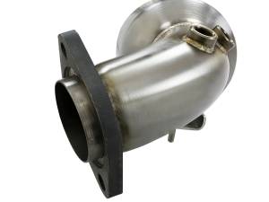 Afe - Advance Flow Engineering - 48-33024-HC | AFE Power Twisted Steel Down Pipe 3 IN 304 Stainless Steel w/ Cat (2016-2018 Focus RS L4-2.3L t) - Image 5