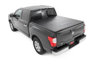 Rough Country - 41816555A | Rough Country Soft Tri-Fold Bed Cover For Nissan Titan 2WD/4WD | 5'7" Bed - Image 2