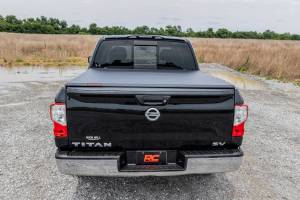 Rough Country - 41816555A | Rough Country Soft Tri-Fold Bed Cover For Nissan Titan 2WD/4WD | 5'7" Bed - Image 10