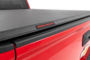 Rough Country - 41214550A | Rough Country Soft Tri-Fold Bed Cover For Chevrolet Silverado / Sierra GMC 1500/2500 HD/3500 HD | 5'9" Bed Without Cargo Management System - Image 6