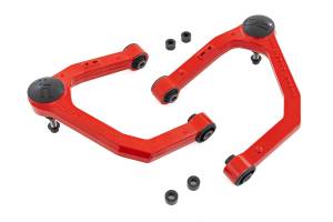 50017RED | Rough Country Forged Upper Control Arms For Ford Ranger | OE Upgrade, Red Finish