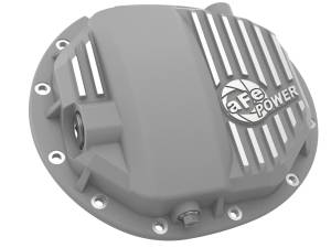 46-71120A | aFe Power Street Series Rear Differential Cover Raw w/ Machined Fins