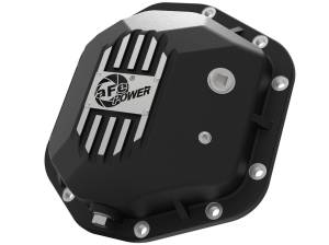 Afe - Advance Flow Engineering - 46-71110B | aFe Power Pro Series Rear Differential Cover Black w/ Machined Fins - Image 1