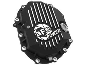 46-71050B | aFe Power Pro Series Front Differential Cover Black w/ Machined Fins