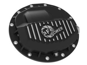 46-70402 | aFe Power Pro Series Front Differential Cover Black w/ Machined Fins