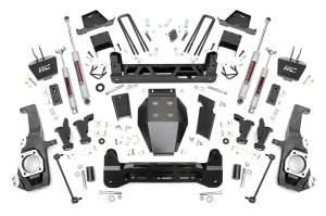 111230 | Rough Country 7 Inch Lift Kit Chevrolet Silverado / GMC Sierra 2500 HD & 3500 HD 4WD | With Factory Rear Overload Springs, Premium N3 Shocks