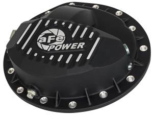 Afe - Advance Flow Engineering - 46-70042 | aFe Power Pro Series Front Differential Cover Black w/ Machined Fins - Image 2