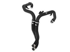 46-20758-B | AFE power BladeRunner 2-1/4 IN Aluminum Hot Charge Pipe Black (2022-2025 Bronco Raptor, 2024-2025 Ranger Raptor V6-3.0L tt)