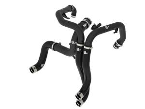 46-20754-B | AFE Power BladeRunner Aluminum Hot and Cold Charge Pipe Kit Black (2022-2025 Bronco Raptor, 2024-2025 Ranger Raptor V6-3.0L tt)