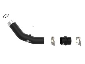 46-20738-B | AFE Power BladeRunner 3 IN Aluminum Hot Charge Pipe Black (2023-2025 F250, F350 Suepr Duty V8-6.7L td)