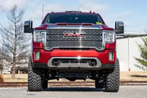 Rough Country - 110840 | Rough Country 5 Inch Lift Kit Chevrolet Silverado / GMC Sierra 2500 HD & 3500 HD 4WD | With Factory Rear Overload Springs, M1 Monotube Shocks - Image 5