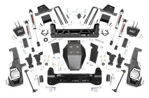 111270 | Rough Country 7 Inch Lift Kit Chevrolet Silverado / GMC Sierra 2500 HD & 3500 HD 4WD | With Factory Rear Overload Springs, V2 Monotube Shocks