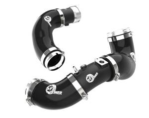 46-20694-B | AFE Power BladeRunner Aluminum Hot and Cold Charge Pipe Kit Black (2022-2023 Stinger L4-2.5L t)
