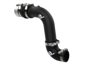 46-20689-B | AFE Power BladeRunner 3 IN Aluminum Cold Charge Pipe Black (2023-2025 F250, F350 Super Duty V8-6.7L td)