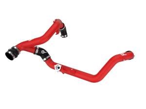 46-20658-R | AFE Power BladeRunner 2-1/4 IN Aluminum Hot Charge Pipe Red (2020-2021 Explorer ST V6-3.0L tt)