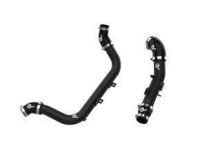 46-20634-B | AFE Power BladeRunner Aluminum Hot and Cold Charge Pipe Kit Black (2017-2025 Elantra, i30 L4-1.6L t)