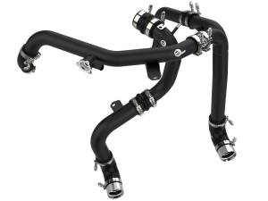 46-20584-B | AFE power BladeRunner Aluminum Hot and Cold Charge Pipe Kit Black (2021-2025 Bronco V6-2.7L tt)