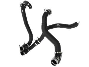 46-20514-B | AFE Power BladeRunner Aluminum Hot and Cold Charge Pipe Kit Black (2021-2025 F150, Raptor V6-3.5L tt)