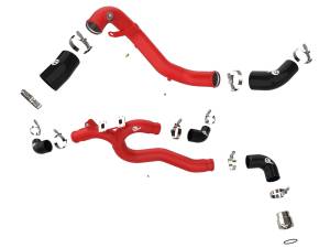 Afe - Advance Flow Engineering - 46-20504-R | AFE Power BladeRunner Aluminum Hot and Cold Charge Pipe Kit Red (2018-2023 Stinger V6-3.3L tt) - Image 2