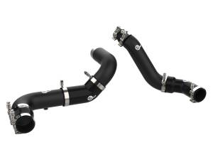 46-20494-B | AFE Power BladeRunner Aluminum Hot and Cold Charge Pipe Kit Black (2016-2019 Ram 1500 L6-3.0L td)