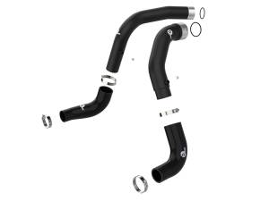 Afe - Advance Flow Engineering - 46-20434-B | AFE Power BladeRunner 3 IN Aluminum Hot and Cold Charge Pipe Kit Black (2020-203 Wrangler JL V6-3.0L td) - Image 2