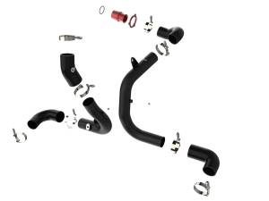 Afe - Advance Flow Engineering - 46-20415-B | AFE Power BladeRunner Aluminum Hot and Cold Charge Pipe Kit Black w/ Turbo Muffler Delete (2015-2021 GTI MKVII L4-2.0L t) - Image 2