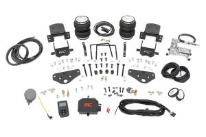10038AWC | Rough Country Air Spring Kit With Onboard Air Compressor & Wireless Remote (2023-2025 F250, F350 Super Duty 4WD)