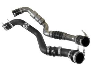 46-20338-B | AFE Power BladeRunner 3 IN Aluminum Hot Charge Pipe Black (2017-2019 Silverado, Sierra 2500 HD, 3500 HD V8-6.6L (td) LP5)