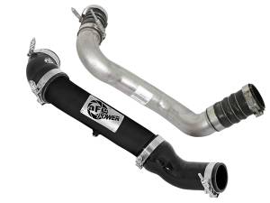 46-20289-B | AFE Power BladeRunner 3 IN Aluminum Cold Charge Pipe Black (2016-2019 Titan XD V85.0L td)