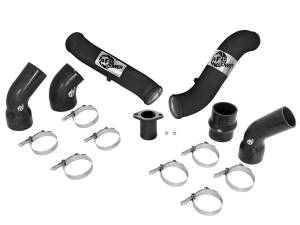 Afe - Advance Flow Engineering - 46-20284-B | AFE Power BladeRunner 3 IN Aluminum Hot and Cold Charge Pipe Kit Black (2016-2019 Titan XD V8-5.0L td) - Image 3