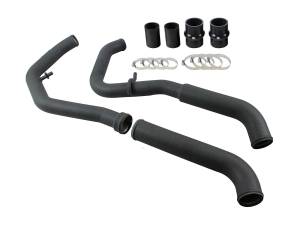 46-20208-B | AFE Power BladeRunner 3 IN Aluminum Hot Charge Pipe Black (2015-2017 F150 V6-2.7L tt)