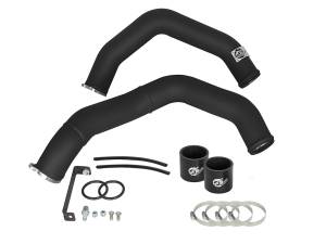 46-20198-B | AFE Power BladeRunner 2-1/4 IN Aluminum Hot Charge Pipe Black (2015-2020 M3, M4 L6-3.0L (tt) S55)