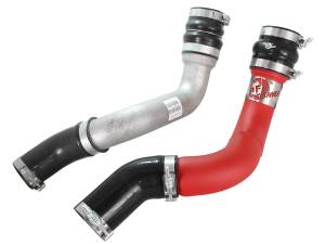 46-20138-R | AFE Power BladeRunner 3 IN Aluminum Hot Charge Pipe Red (2013-2018 Ram 2500, 3500 L6-6.7L td)