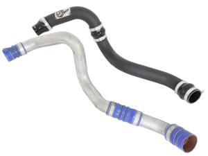 Afe - Advance Flow Engineering - 46-20114-B | AFE Power BladeRunner 3 IN Aluminum Hot and Cold Charge Pipe Kit Black (2011-2016 Silverado, Sierra 2500 HD, 3500 HD V8-6.5L (td) LML) - Image 2