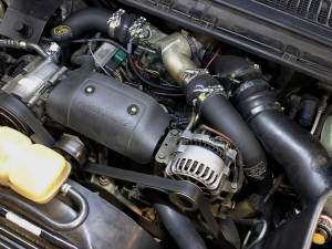 aFe Power - 46-20094-B | BladeRunner 3 IN Aluminum Hot and Cold Charge Pipe Kit Black (Ford Diesel V8-7.3L td) - Image 6