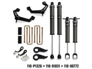 110-P1326 | Cognito 3 Inch Performance Leveling Kit With 2.0 IFP Shocks For Chevrolet Sierra 2500/3500 HD And GMC Sierra 2500/3500 HD