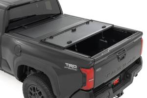 Rough Country - 49420650 | Rough Country Hard Tri Fold Flip Up Bed Cover For Toyota Tacoma 2WD/4WD | 6' Bed - Image 2