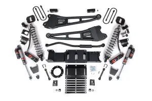 BDS1654PES | BDS Suspension 3 Inch Lift Kit With Radius Arm For Dodge Ram 3500 Truck 4WD | Diesel, Fox 2.5 Coil-Over Performance Elite, Rear Lift With 2 Inch Block Kit With Overload, Front Rubber Bump Stop, 6 Bolt Indexing Ring