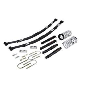 568ND | Belltech 2 or 3 inch Front / 4 Inch Rear Lowering Kit with Nitro Drop Shocks (1982-2004 S10/S15 Ext & Std Cab 2WD)