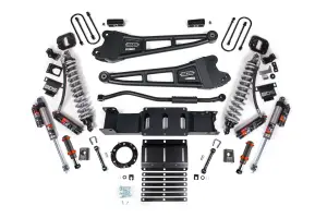 BDS1654PESB | BDS Suspension 3 Inch Lift Kit With Radius Arm For Dodge Ram 3500 Truck 4WD | Diesel, Fox 2.5 Coil-Over Performance Elite, Rear Lift With 2 Inch Block Kit With Overload, Front Fox 2.0 Hydro Bump Stop, 6 Bolt Indexing Ring