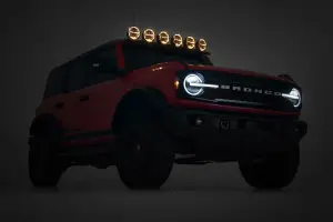 Rough Country - 70805B | Rough Country Black Series Halo LED Lights | White/Amber DRL, 6.5 Inch, Round - Image 7