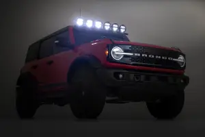 Rough Country - 70805B | Rough Country Black Series Halo LED Lights | White/Amber DRL, 6.5 Inch, Round - Image 9