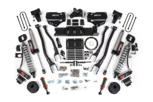 BDS1693PESB | BDS Suspension 6 Inch Lift Kit With 4 Link For Ram 3500 4WD | Diesel, Fox 2.5 Coil-Over Conversion Performance Elite, Rear Lift 2 Inch Block Kit With Overload, Front Fox 2.0 Hydro Bumper Stop, 8 Bolt Indexing Ring
