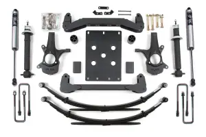 BDS175FS | BDS Suspension 6 Inch Lift Kit For Chevrolet Silverado 1500 / GMC Sierra 1500 | Rear Lift Leaf Springs, Fox 2.0 Performance Series Shocks