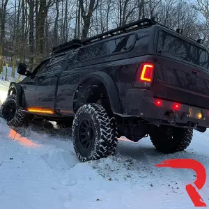 Recon Truck Accessories - 264336BK | Recon (Replaces OEM LED ONLY) Tail Lights LED in Smoked (2009-2023 Ram 1500 Classic | 2014-2018 Ram 2500, 3500) - Image 6
