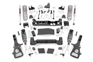 88440 | Rough Country 6 Inch Lift Kit Ram 1500 4WD | With 22 Inch Factory Wheels, M1 Struts With M1 Rear Shocks